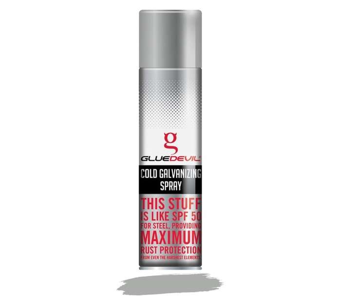 Glue Devil Spray Paint - Metallic Grey