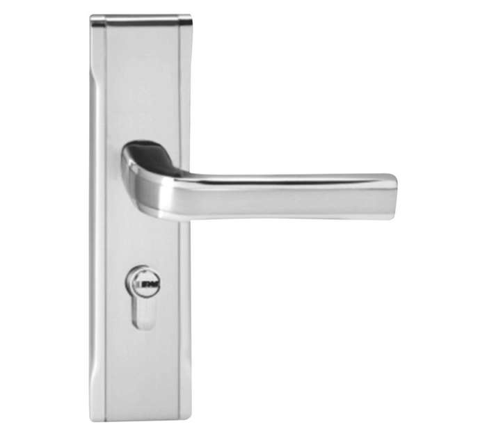 Upper Edge Cattelan Door Lock 122DH - Silver