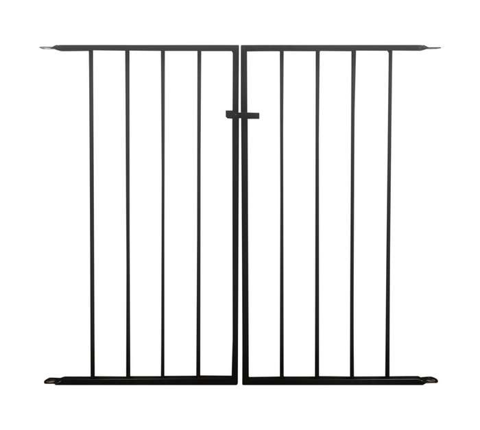 FDB Medium Metal Gate - Black (910 x 20 x 820mm)