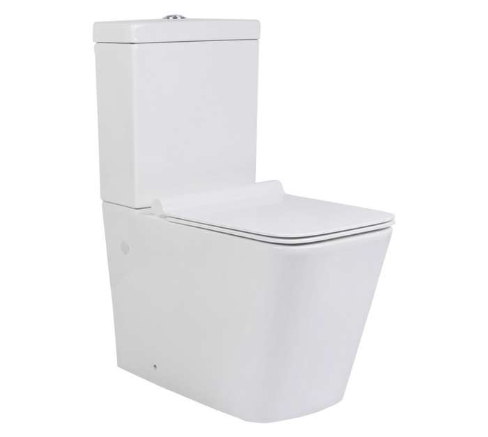 Bijiou Le Rubis Bathroom Suite - White (660 x 350 x 810mm)