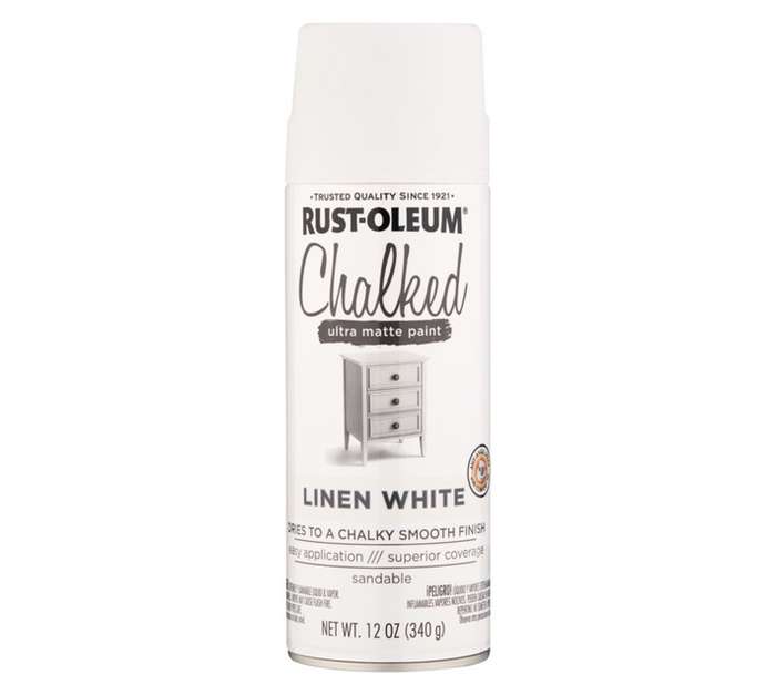 Rust-Oleum Spray Paint Chalked Ultra Matte - Linen White (340g)