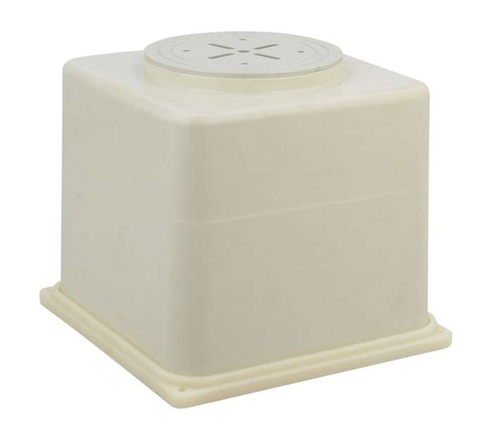 Allbro G136 Slab Box - Off white (140 x 140 x 125mm)