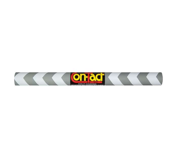Con-Tact Paper - Chevron Grey (5000 x 450mm)