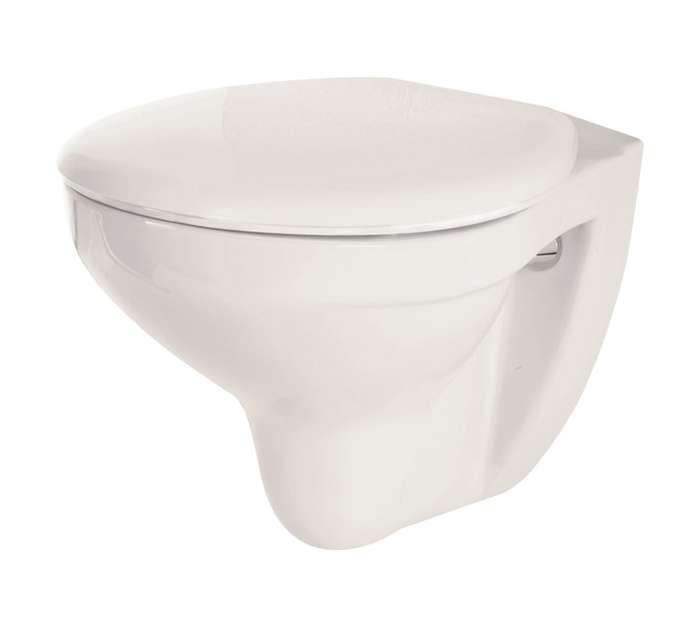 Lecico Sydney Wall Hung Pan with No Seat - White