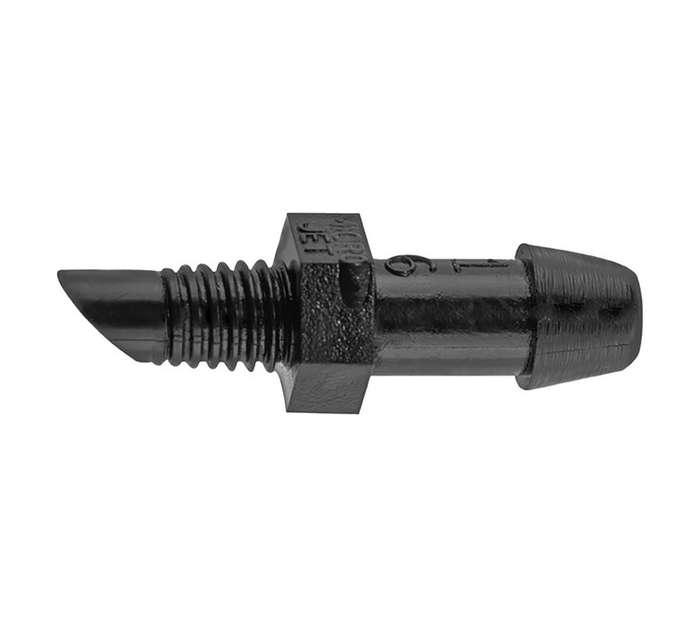 Microjet PN048 10 x Tube Adaptors - Black (5mm)