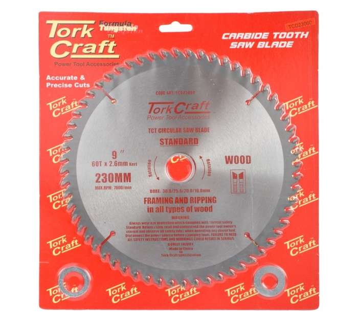 Tork Craft TCD23060 Wood Circular Blade (230mm)