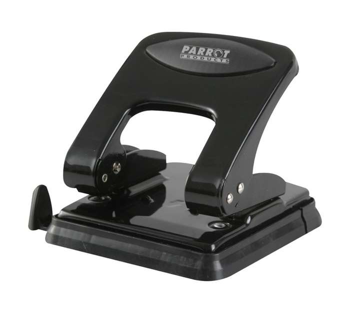 Parrot Products PU3084B 40 Sheet Steel Punch - Black