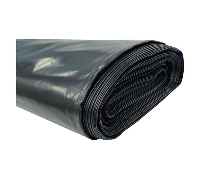 Novara 250 Micron Plastic Sheet - Black (1000mm x 30m)