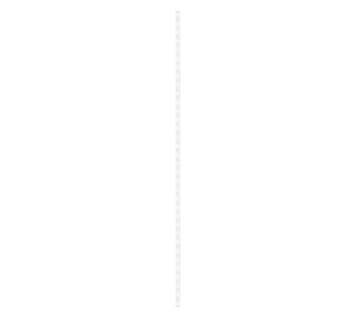 Dolle Wall Upright Double Slot - White (1995mm)
