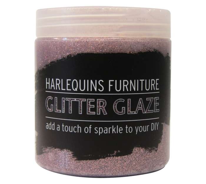Harlequin Paints Pretty Pink Glitter Glaze - Pink (450ml)
