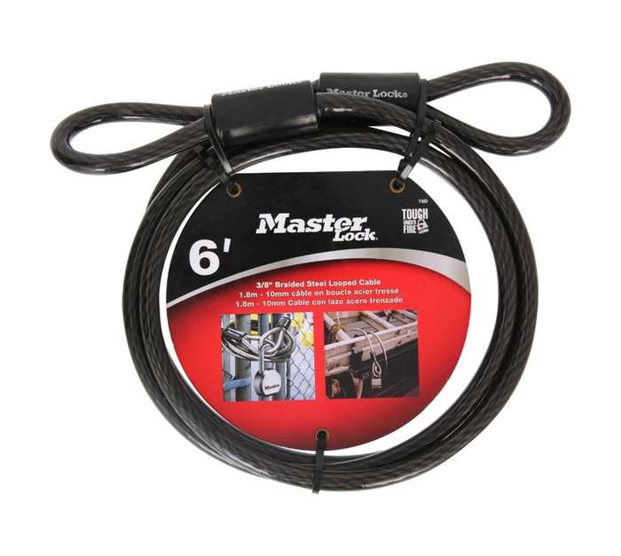 Master Lock Braided Cable (1.8m)