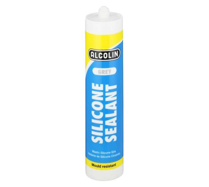 Alcolin Silicone Sealant - Grey (300ml)