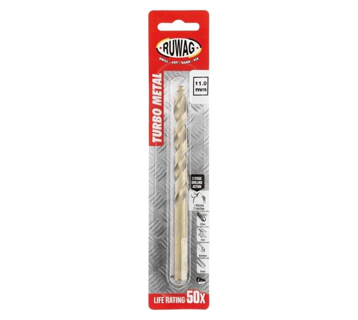 Ruwag 11mm Turbo Metal Drill Bit