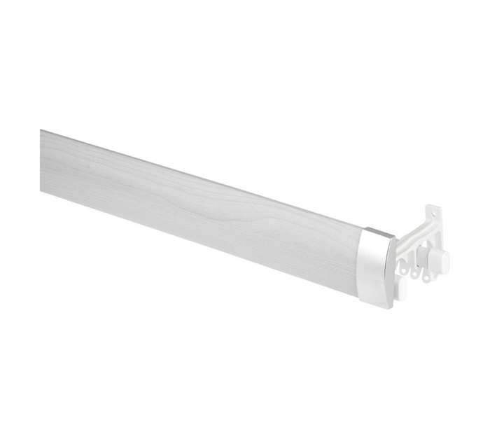 Finishing Touches Double Rod and Track - Grey (2000 x 64mm)