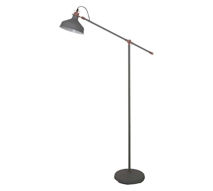 Radiant Floor Lamp Metal E27 - Grey (40W)