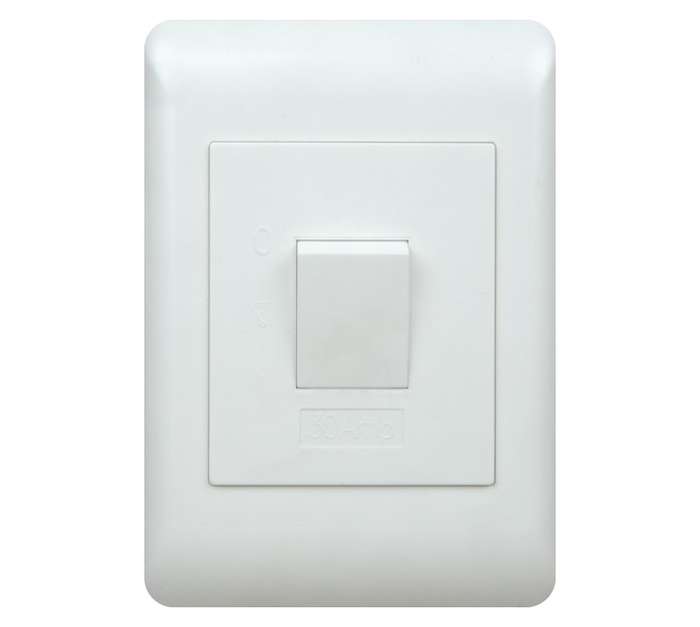 Design House 30A Isolator - White (100 x 50mm)