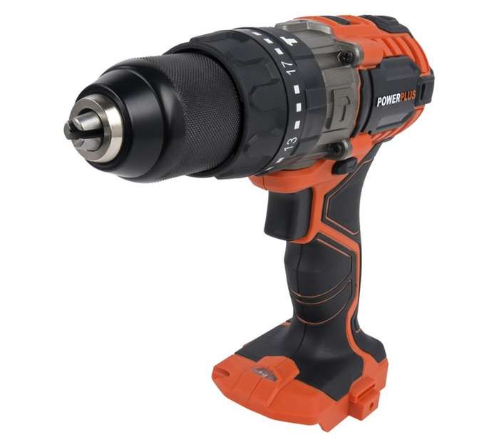 Power Plus Dual Power Cordless Impact Drill 20V POWDP15200 (Battery and Charger not included)