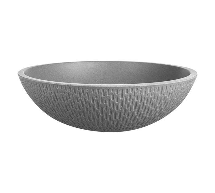 Laveo Amber Granite Washbasin - Beige (410 x 410 x 115mm)