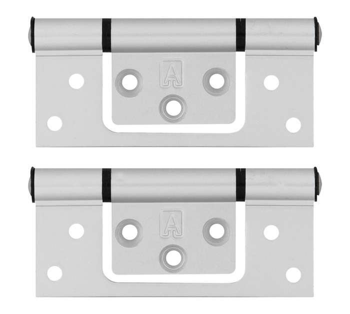 Hilladam Aluminium Sinkless Hinge - Natural (100mm)