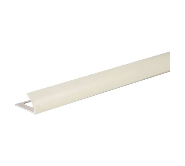 Decoline TFC PVC Round Edge Trim - Soft Cream (2600 x 12mm)