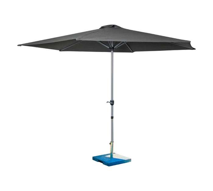 Kalahari Centre Round Umbrella - Charcoal (2200 x 3000mm) (Excludes Base)