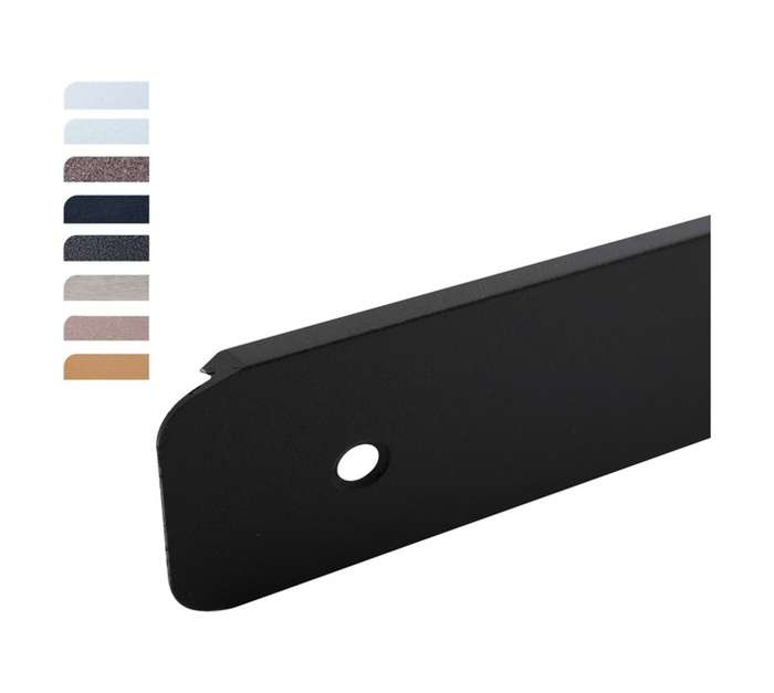 Home and Kitchen 764964 R4 Postform End Trim - Black (900mm)