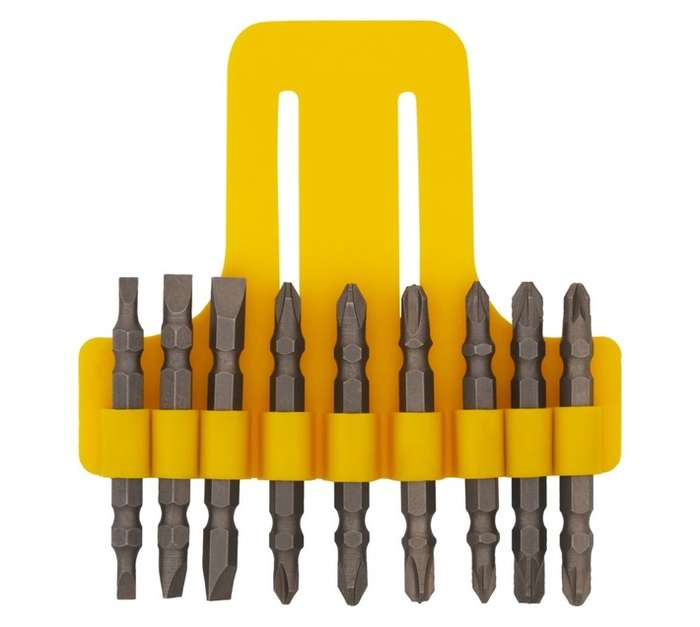 Rolson 9 Piece Double Ended Bit Set