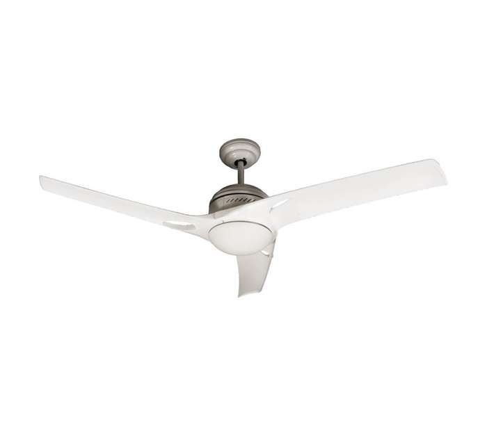 Decor Centre 3 Blade Ceiling Fan and Light - White (1320mm)