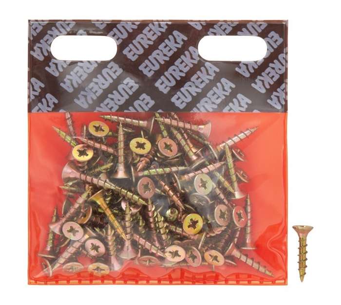 Eureka 1GB40U 5 x 25mm Chipboard Full Thread (100 Pack)