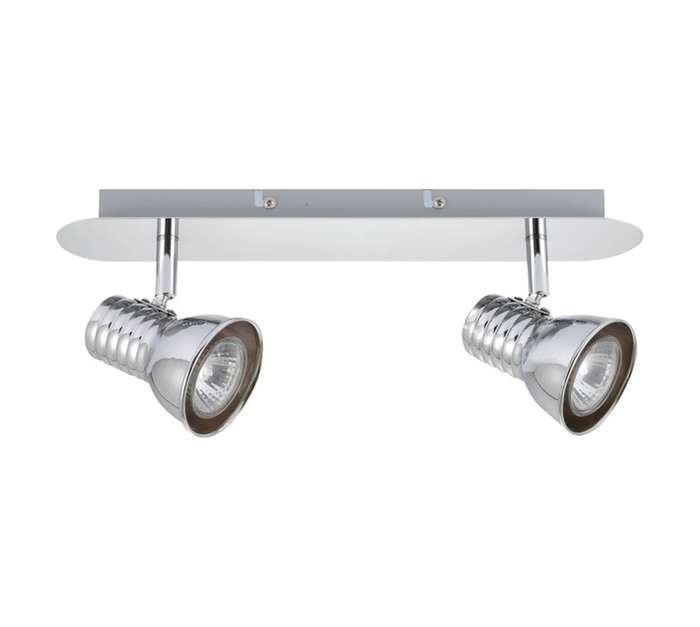 Design House Long 2 Light Spotlight - Chrome