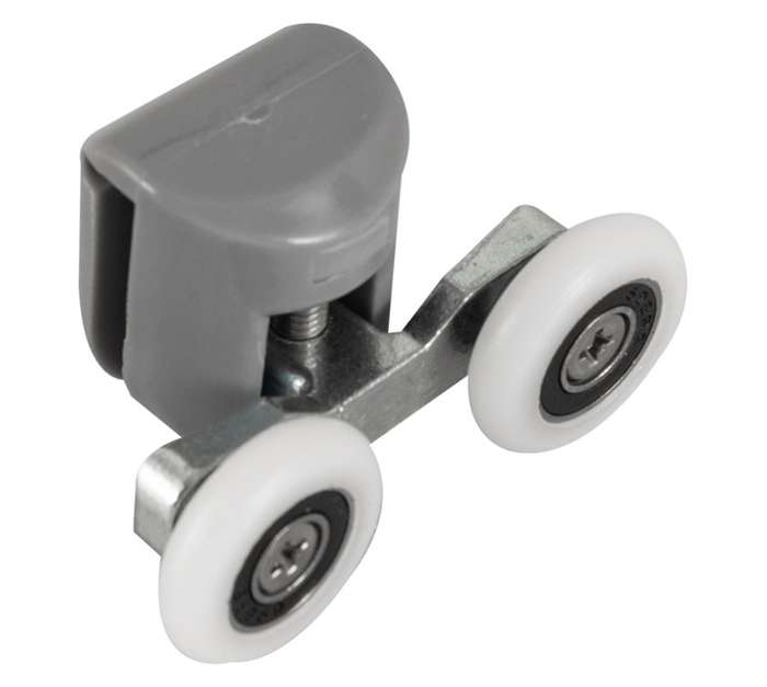 Chrome Double Top Shower Wheel