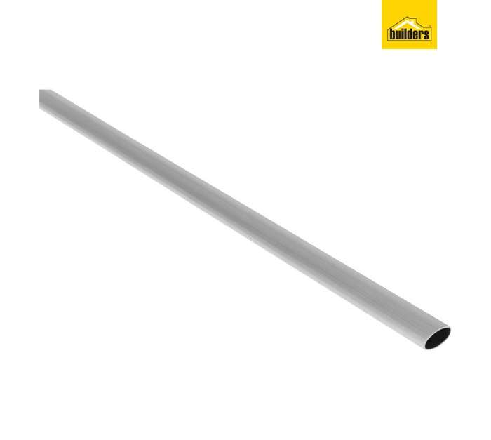 Salbev OVCR3 Aluminium Oval Cupboard Rail (3000 x 35 x 20)