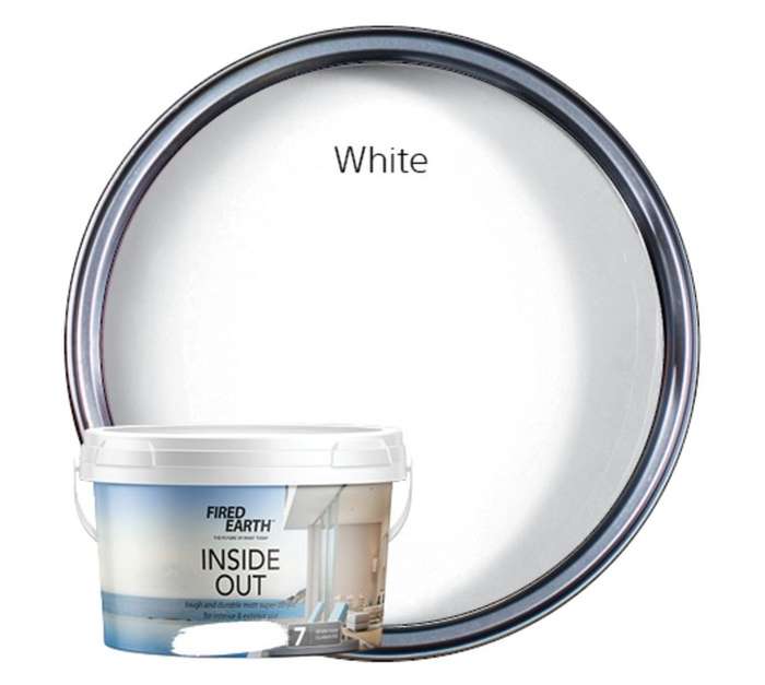 Fired Earth Inside Out Super Acrylic - White (10L)