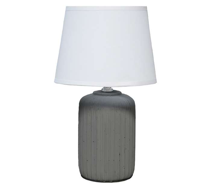 Design House Ceramic Table Lamp - Grey
