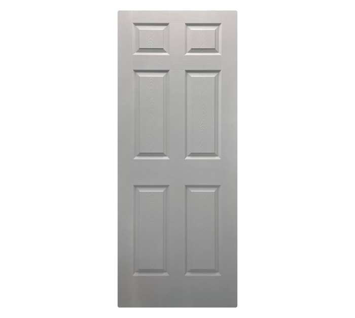 Swartland Embos Colonist Primed Interior Door - Grey (813 x 2032mm)