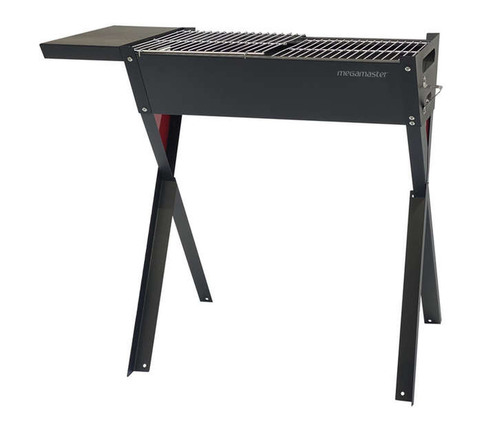 Megamaster Crossover 700 Freestanding Braai - Black (725 x 605 x 835mm)