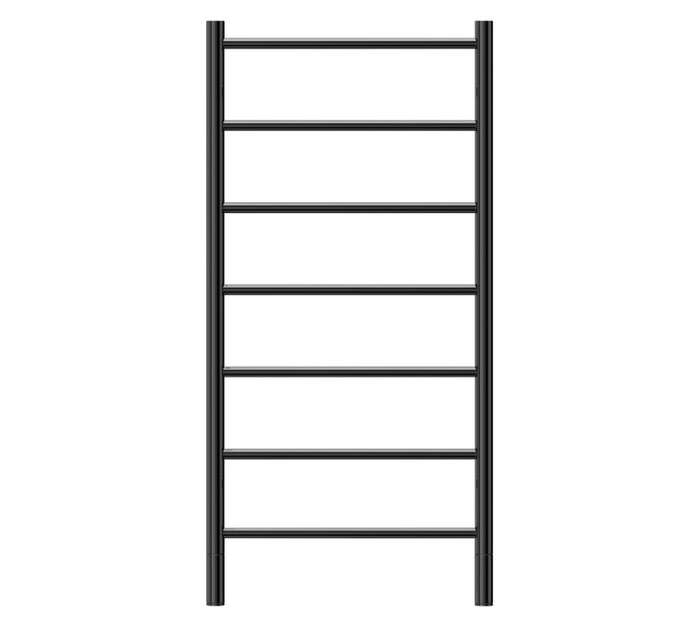 Jeeves ZAF0520GL Spartan F Heated Towel Rail - Black (118 x 520 x 1065mm)