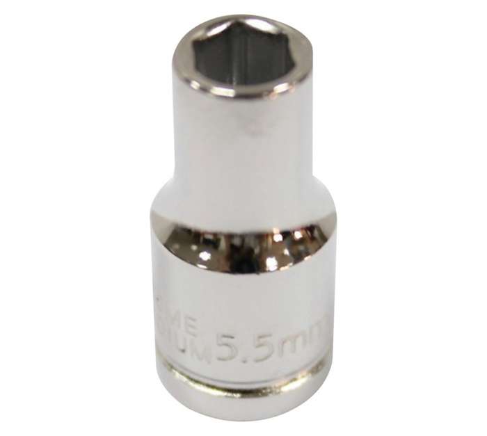 Mastercraft Â¼" Drive 6 Point Socket (5.5mm)