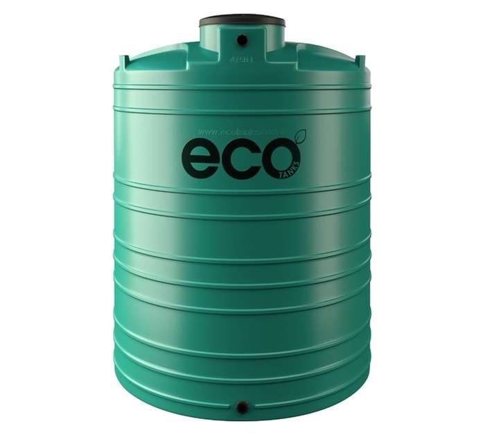 Eco Tanks Vertical Water Tank - Green (4750L)