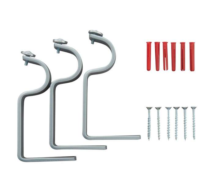 Elements Bracket - Silver (32mm) 3 Pack