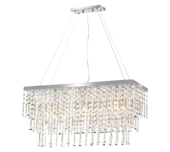 Radiant JP308-CH/CL Gem Chandelier - Chrome (1420 x 760 x 365mm)