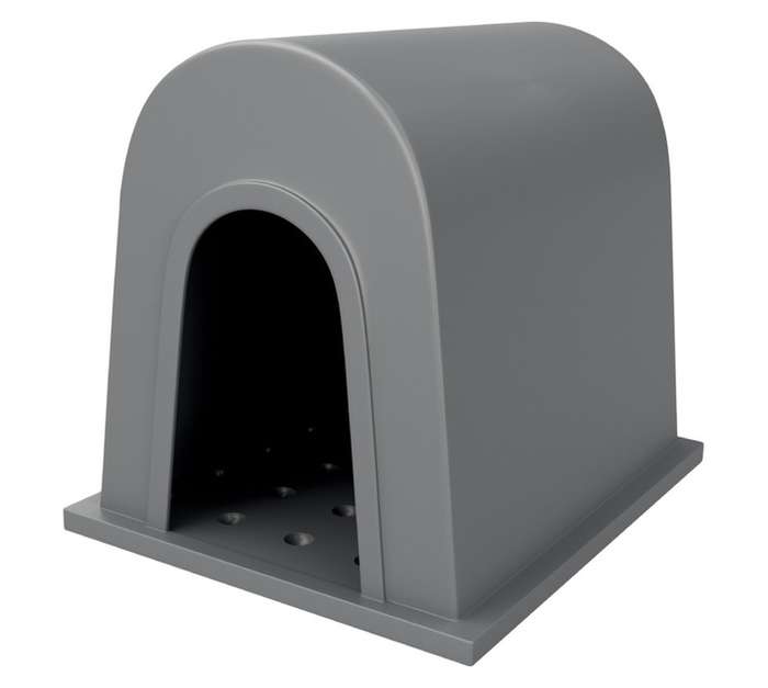 Eco Tanks Medium Dog Kennel - Grey