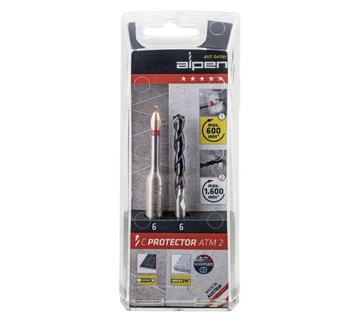 Alpen 2 Piece Keramo Beton Extreme Drill Bits (6mm)