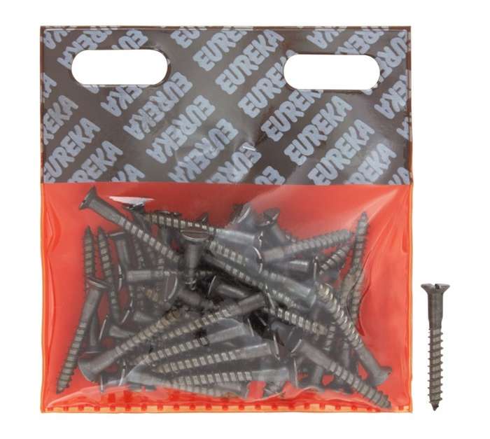 Eureka 1BK60U 5 x 40mm W/Screw Countersunk Steel (50 Pack)