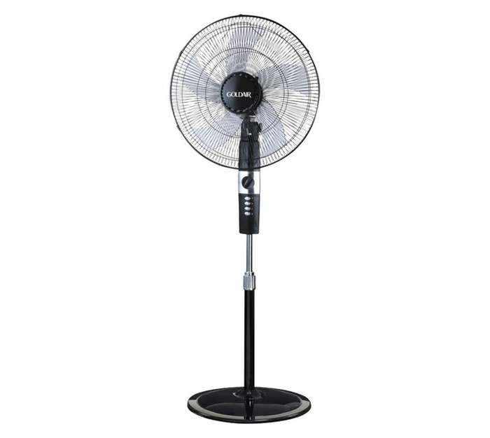 Goldair GFBF-16 Pedestal Fan - Black (450mm)