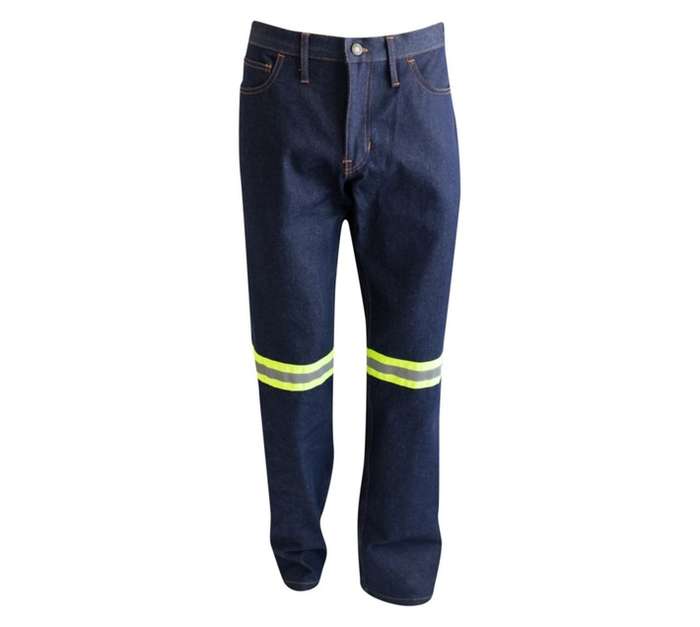Beck 100% Cotton Work Jean with Reflective Tape (48)