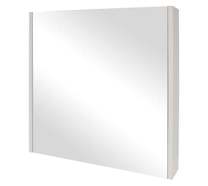 Denver Athena Aileen Slim 1 Door Mirror Cabinet - White