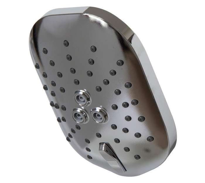 Lusso Modern 2 Setting Rectangular Showerhead (145 x 100 x 75mm)