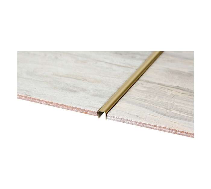 Decoline Brushed Listello - Brass (2500 x 10 x 10mm)