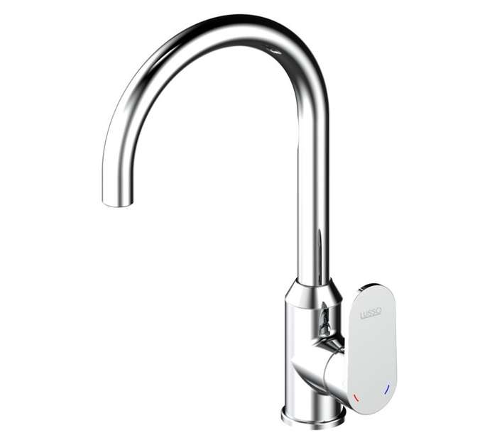 Lusso Roya Sink Mixer Deck Type - Chrome (95 x 195 x 338mm)